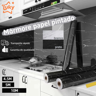 Adesivos de cozinha Resistente a Agua/Óleo/Fogo/Alta Temperatura - Usável em fogão/armário/porta Inovação com Filme em Oferta na Shopee