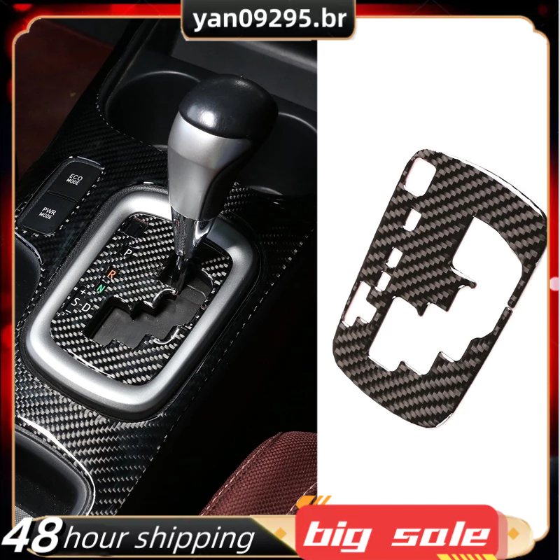 Para Toyota Hilux 2015-2021 Painel De Mudança De Marcha Em Fibra De Carbono Interior Do