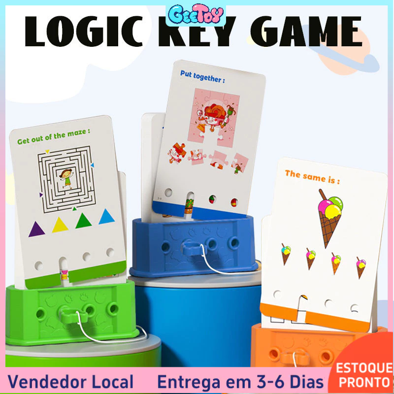 Treinamento Mental com Números para Desenvolvimento Cerebral - Brinquedo Educativo Infantil