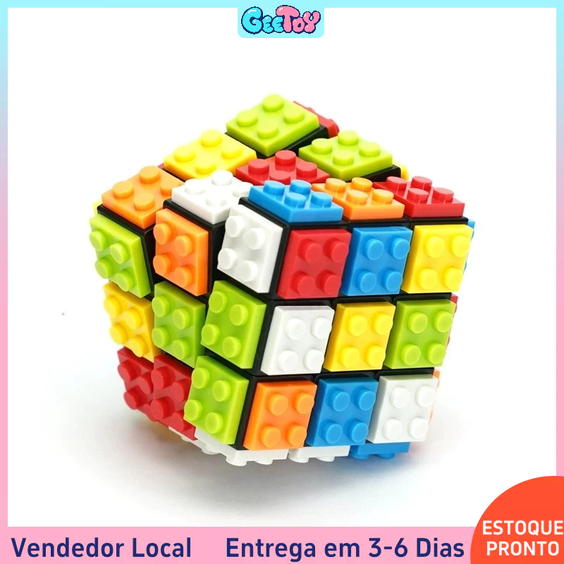 Blocos De Construção Cubo Quebra-Cabeça Mágico Para Iniciante Fácil De Recuperação Inteligência Montado Brinquedos Educa