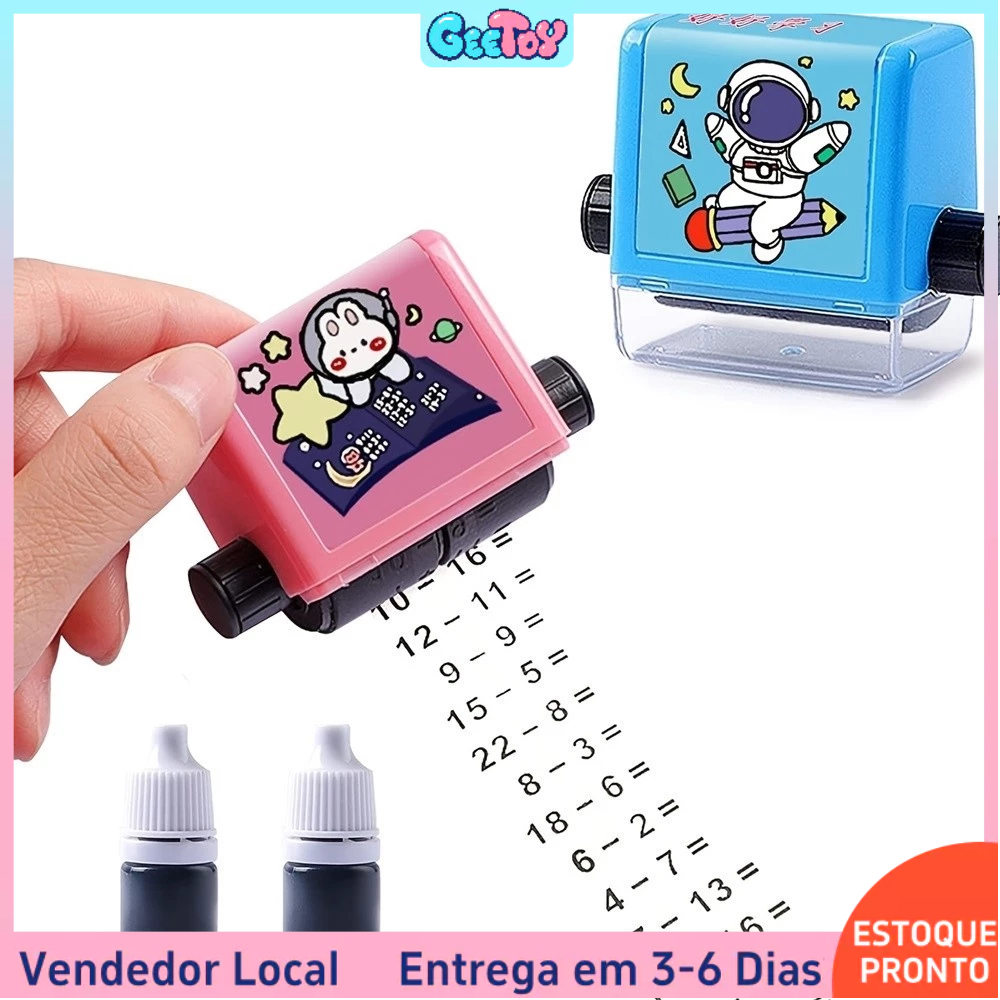 GeeToy Selo de adição e subtração Alunos do ensino fundamental Adição e subtração até 100 Multiplicação Divisão