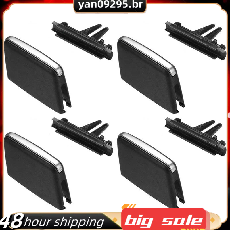 4X Para BMW Série 3 E90 05-12 Kit De Reparo Do Clip De Saída De Ar Condicionado Frontal Durável A/C