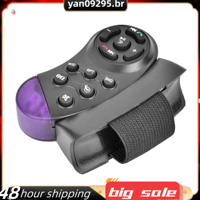 Controle Remoto Universal Sem Fio Do Volante 11 Botões Para CD DVD MP5 Player Carro