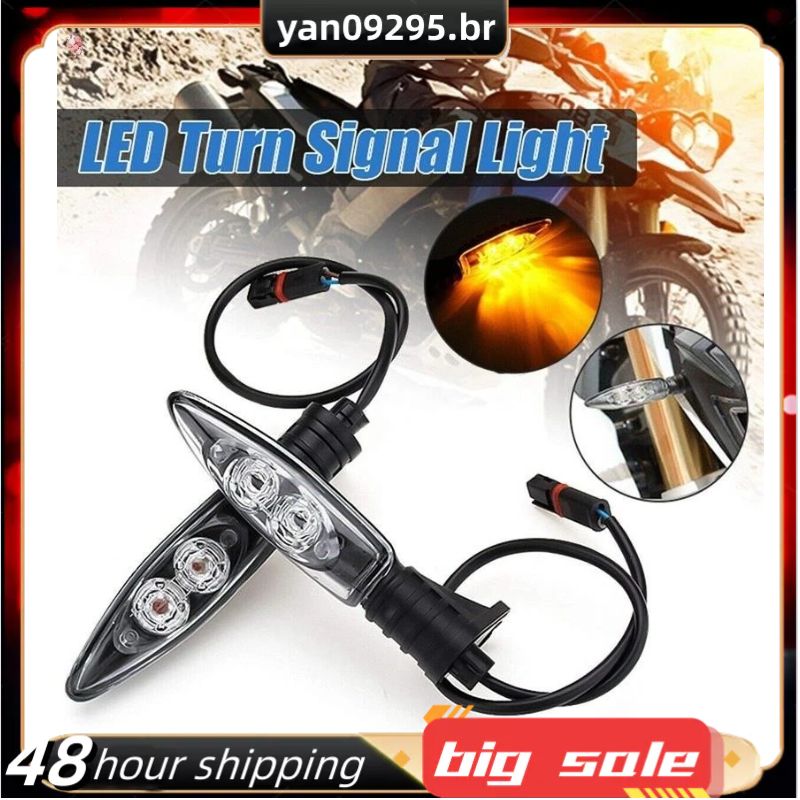 Para-BMW R1200GS Adv F650GS R1200R S1000R S1000RR F800GS K1300S G310R/GS Indicadores LED De Sinais De Giro De Pisca -