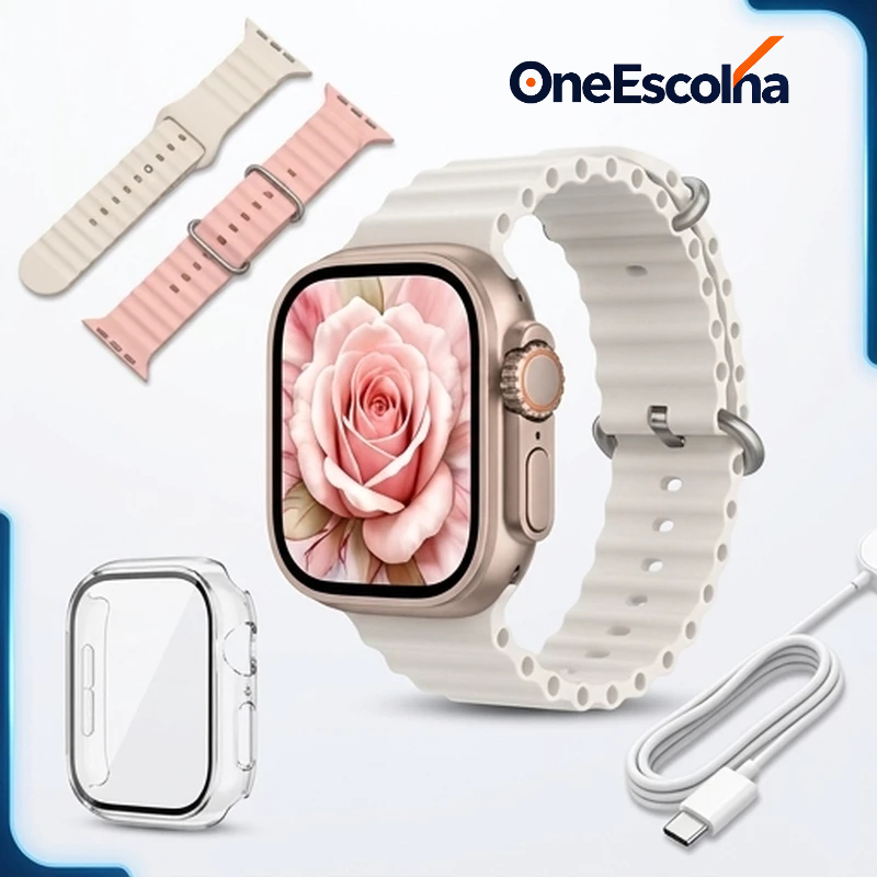 Smartwatch 45/49mm UnisexRelógio inteligente Monitoramento Multifuncional Chamadas Bluetooth Receção de informações