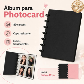 Album Photocard Kpop binder a5 Macaron 80 Bolsos de 3 Polegadas para Armazenamento de Cartões