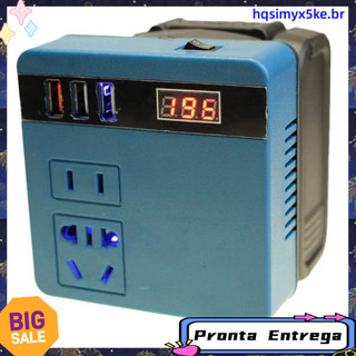 Inversor Portátil Para Bateria De Lítio , Ferramenta De Operação Externa 220V AC/5V DC/20V