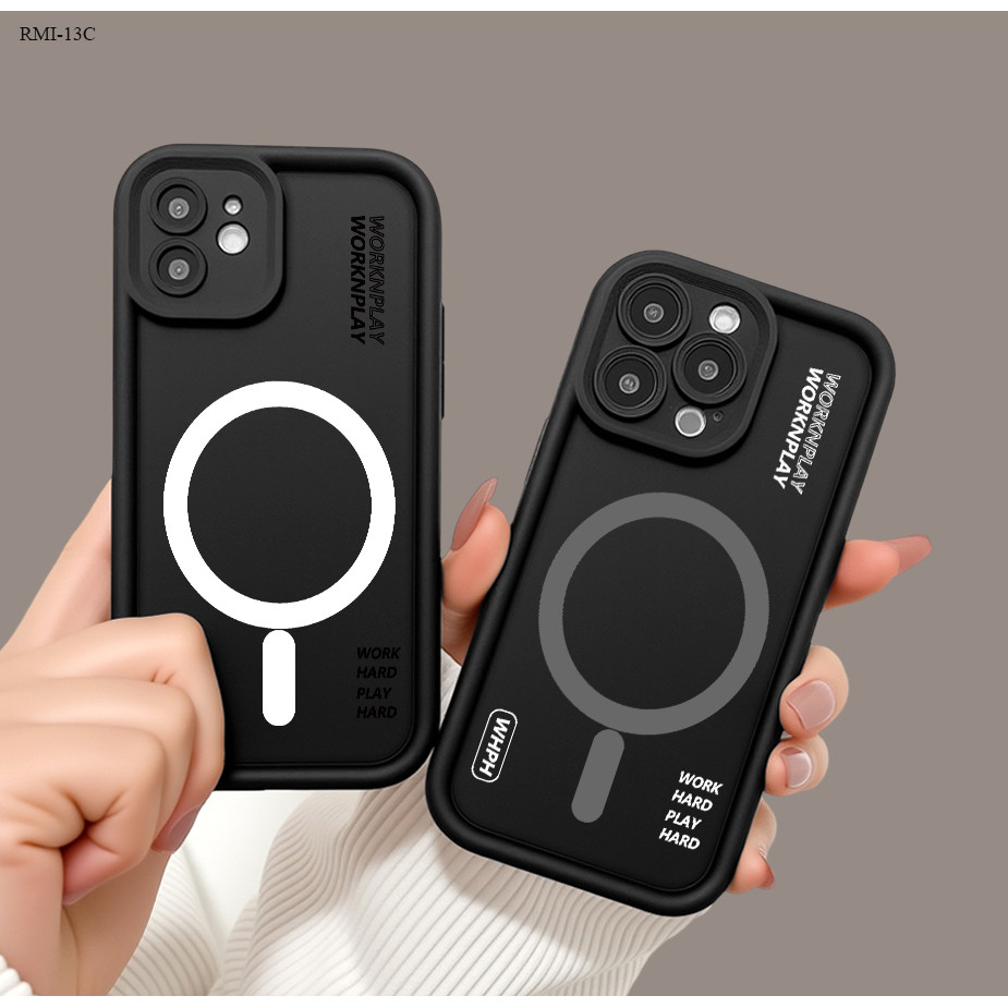 Capinha Para Xiaomi Redmi 15C 13C 14C 12C 15 12 13 4G 5G Capa De Celular Black Case 6086 em Oferta na Shopee