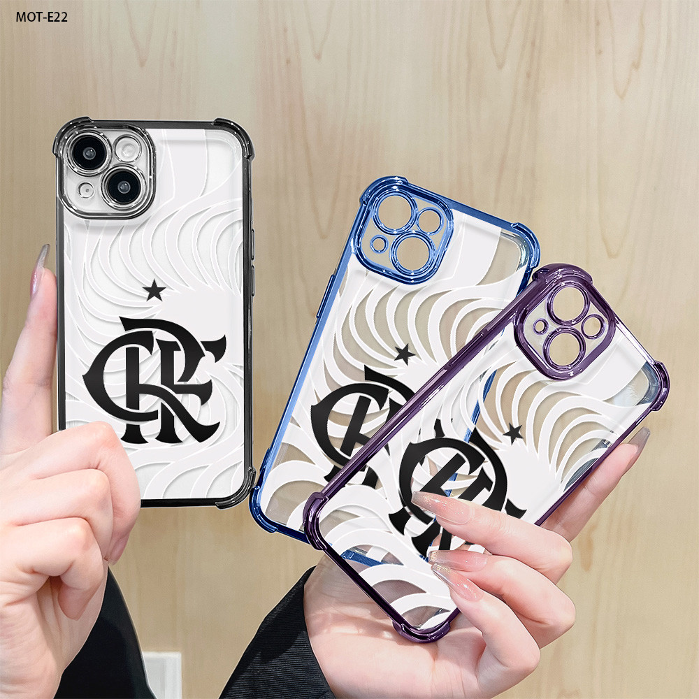 Capa Para Motorola Moto G35 G15 G05 G75 G60 G32 E22 E13 E14 Edge 50 Fusion 5G Capinha Transparente 0532SJ em Oferta na Shopee