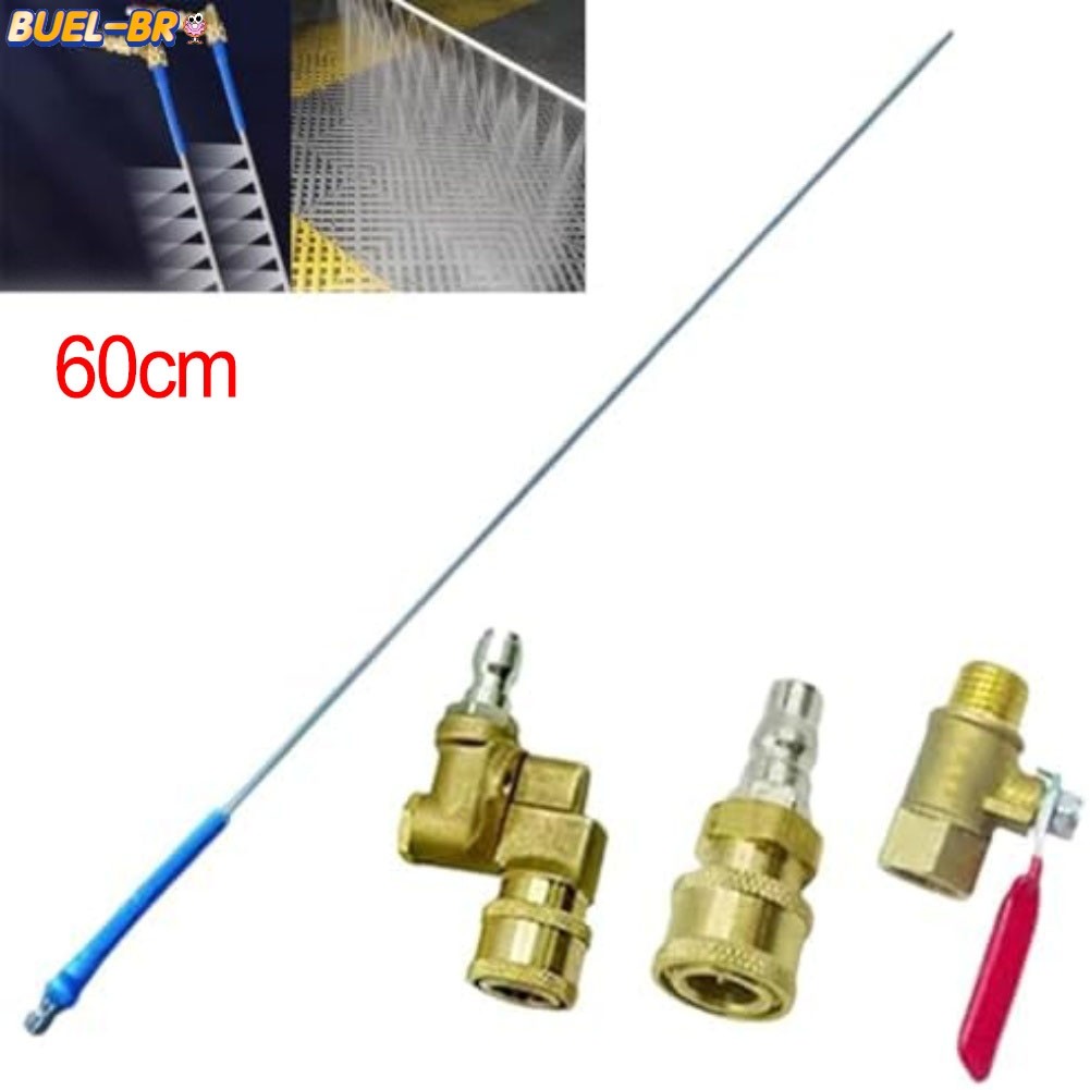 [BUEL] Ferramenta De Limpeza De Radiador De Carro 60 Cm Haste Aço Inoxidável Para Caminhão E