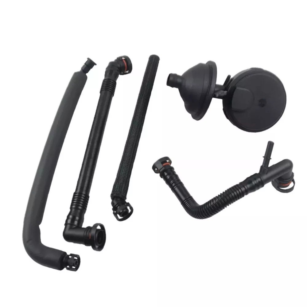 5 Unidades De Válvula De Ventilação Do Cárter PCV E Kit De Mangueira De Respiro 11617504536 Para BMW 325i 330i