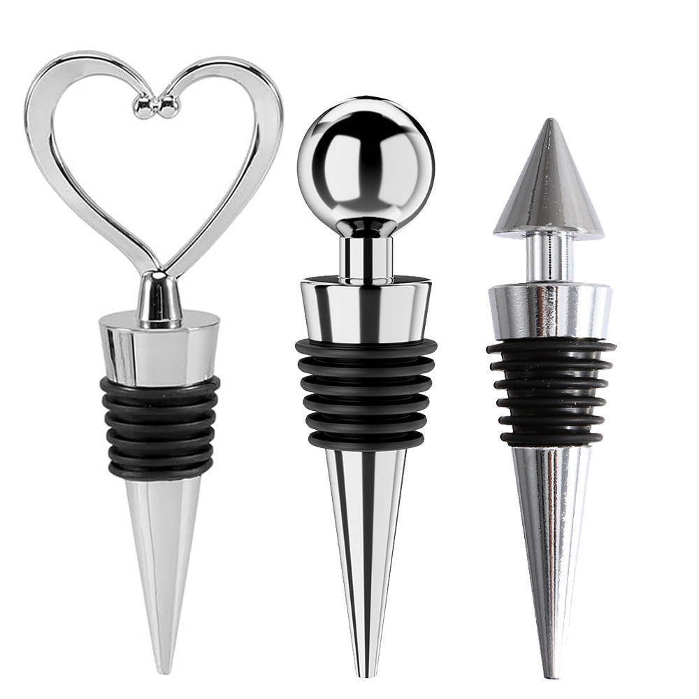 3 peças pacote reutilizável conjunto de rolha de vinho grau alimentício Silicone fresco-mantendo 7 dias adequado champan em Oferta na Shopee