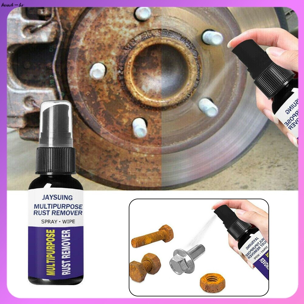 ⭐ Grandes Descontos Manutenção Do Carro Limpeza Removedor De Ferrugem Derusting Spray Acessórios Inibidores [knwh-br]