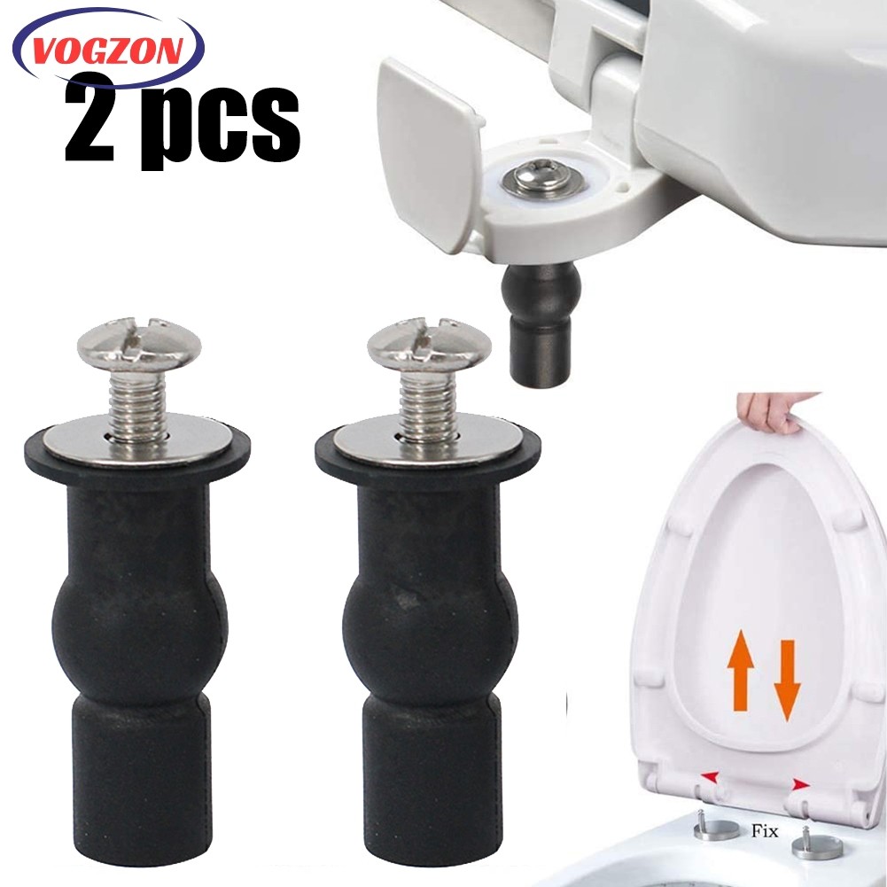 Ypdvogzone2 Pacotes De Parafusos Para Assento De Vaso Sanitário , Dobradiças Expansíveis , Porcas Superiores De Borracha em Oferta na Shopee
