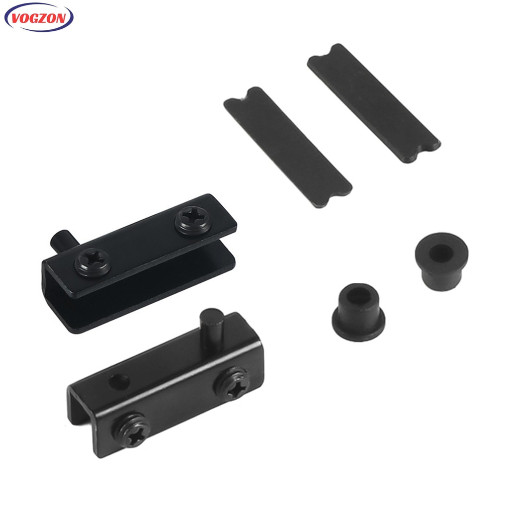 Dobradiças De Porta De Vidro De Aço Inoxidável Premium VOGZONE-À Prova De Ferrugem , Sem Perfuração , Adequadas em Oferta na Shopee