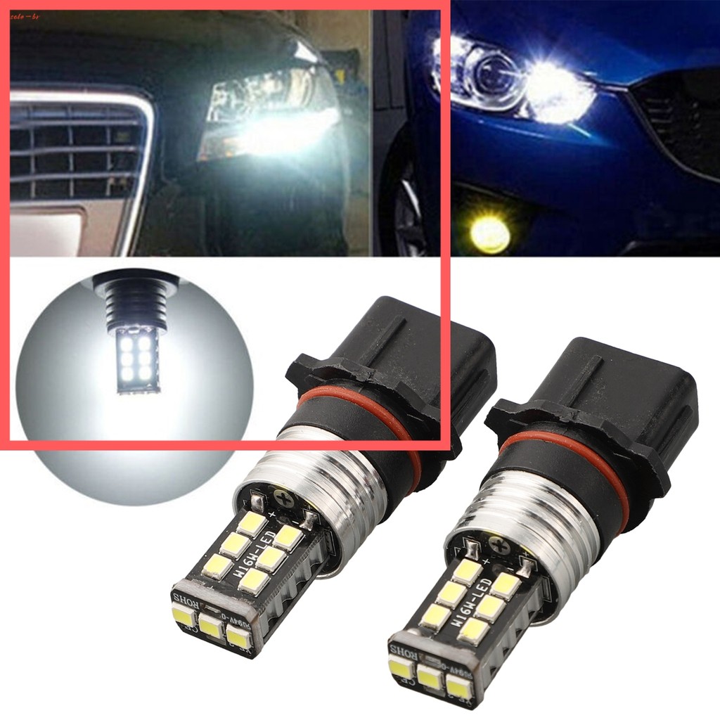 ⚡ Venda Quente 2x P13W 2835 15LED Farol De Neblina Luz Diurna Para Lâmpada DRL [br]