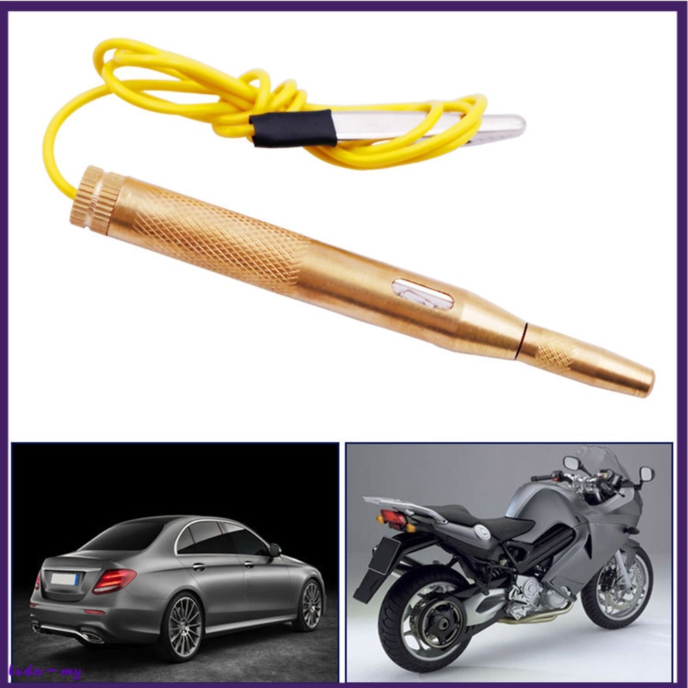 [my] DC 6V/12V/24V Testador De Circuito De Tensão De Lâmpada De Carro Luz De Teste Detector De Caneta Elétrica