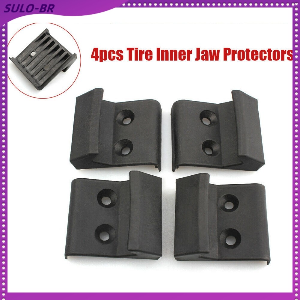 ⭐ Novidades 4 Pçs Protetor De Mandíbula Interna Braçadeira Casaco Peças Da Máquina Trocador De Pneus Motocicleta [sulo-b