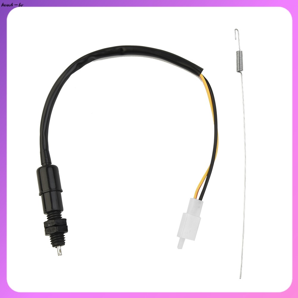 ⚡ Venda Quente Interruptor De Luz De Freio Traseiro Para Motocicleta Com Mola Honda Kawasaki [knwh-br]