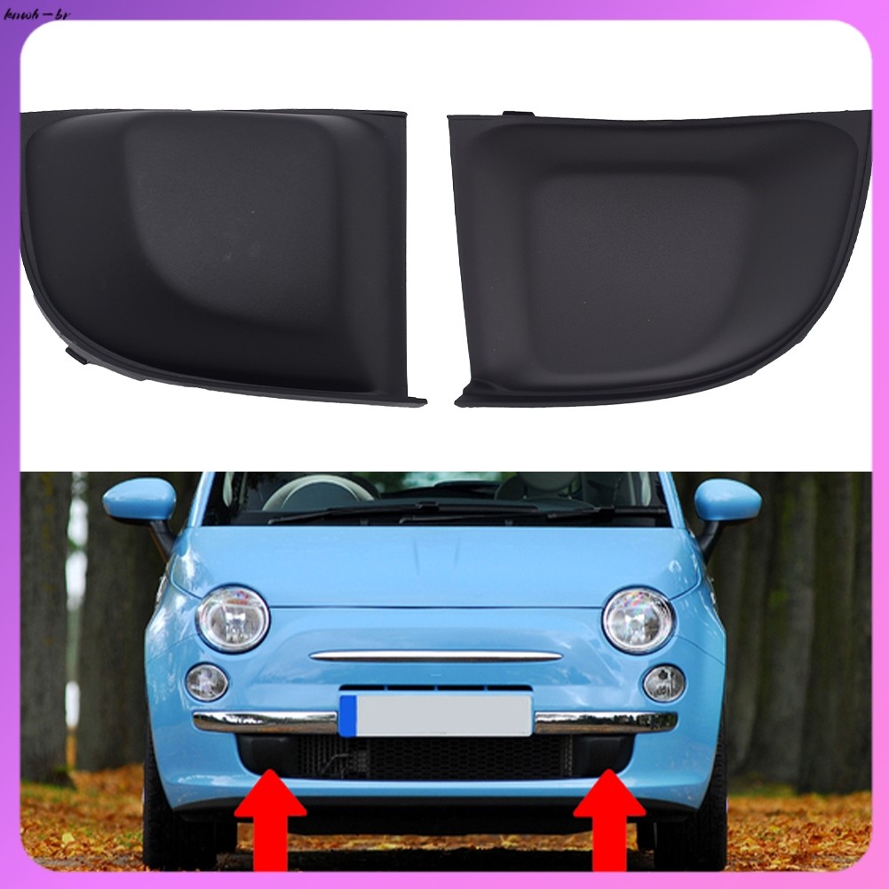 ⚡ Venda Quente Para FIAT 500 2007-2015 Tampa Do Parachoque Dianteiro TRIM 1 Par 735455037 735455039 [knwh-br]