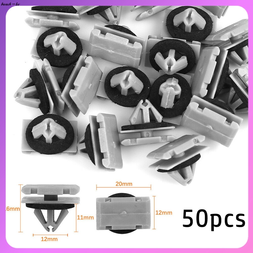 ⚡ Venda Quente 50 Peças Clipe De Fixação De Para-Choque De Rebite De Plástico Jeep Cherokee WK2 68172491AA [knwh-br]