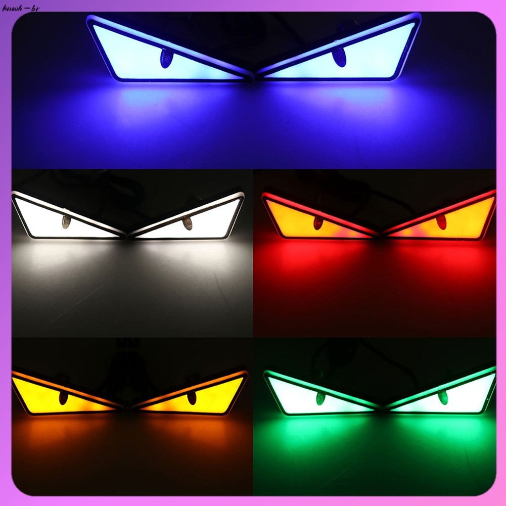 ⚡ Venda Quente LED De Motocicleta Para Luz De Olho De Demônio , Diabo Farol De Olhos Maus Demônios [knwh-br]