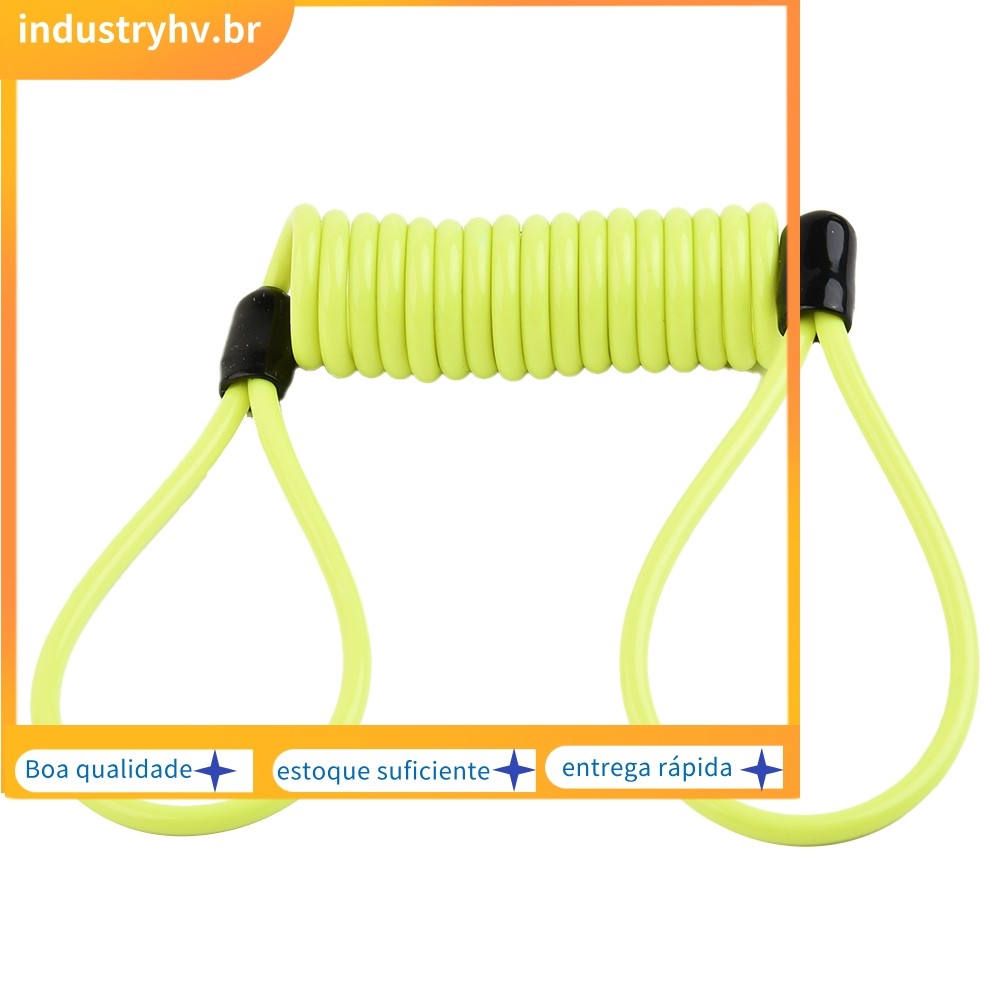 Nobleflyinginus Lembrete De Bloqueio De Disco Minder Bobina De Cabo Motocicleta Moto Scooter Segurança