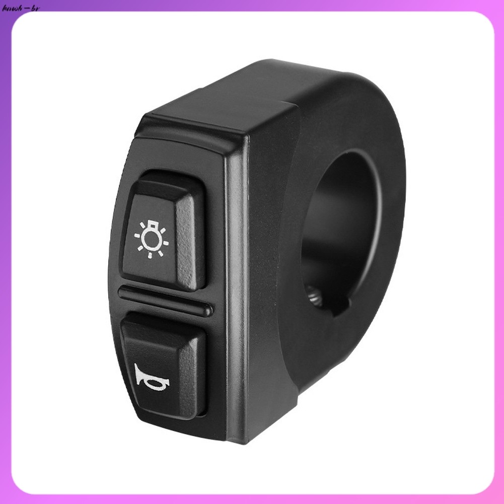 ⭐ oww-br Motocicleta SwitchHeadlights Turn Signal Botão Liga/Desliga Para Guiador De 22Mm