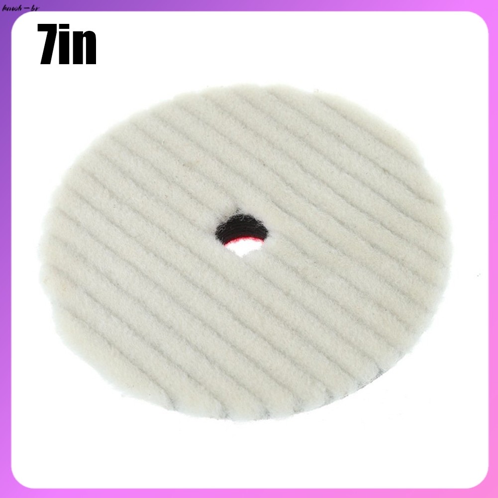 ⭐ oww-br 6 \ " 7 Carro Auto Lã Macia Polimento Almofada Profissional Detalhando Misturado