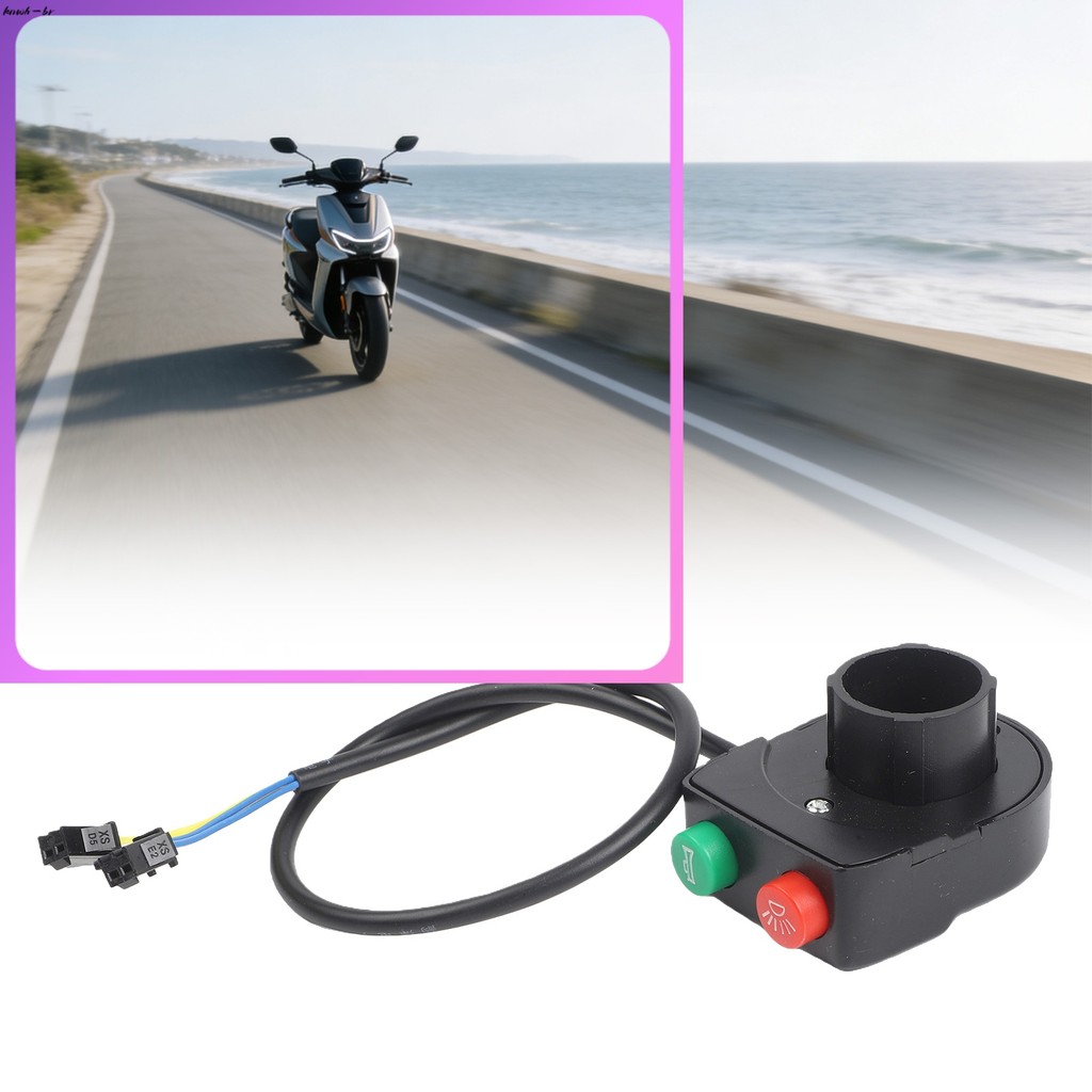 ⭐ oww-br Motocicleta Para ATV 22mm Guiador E Botão Interruptor De Combinação De Farol