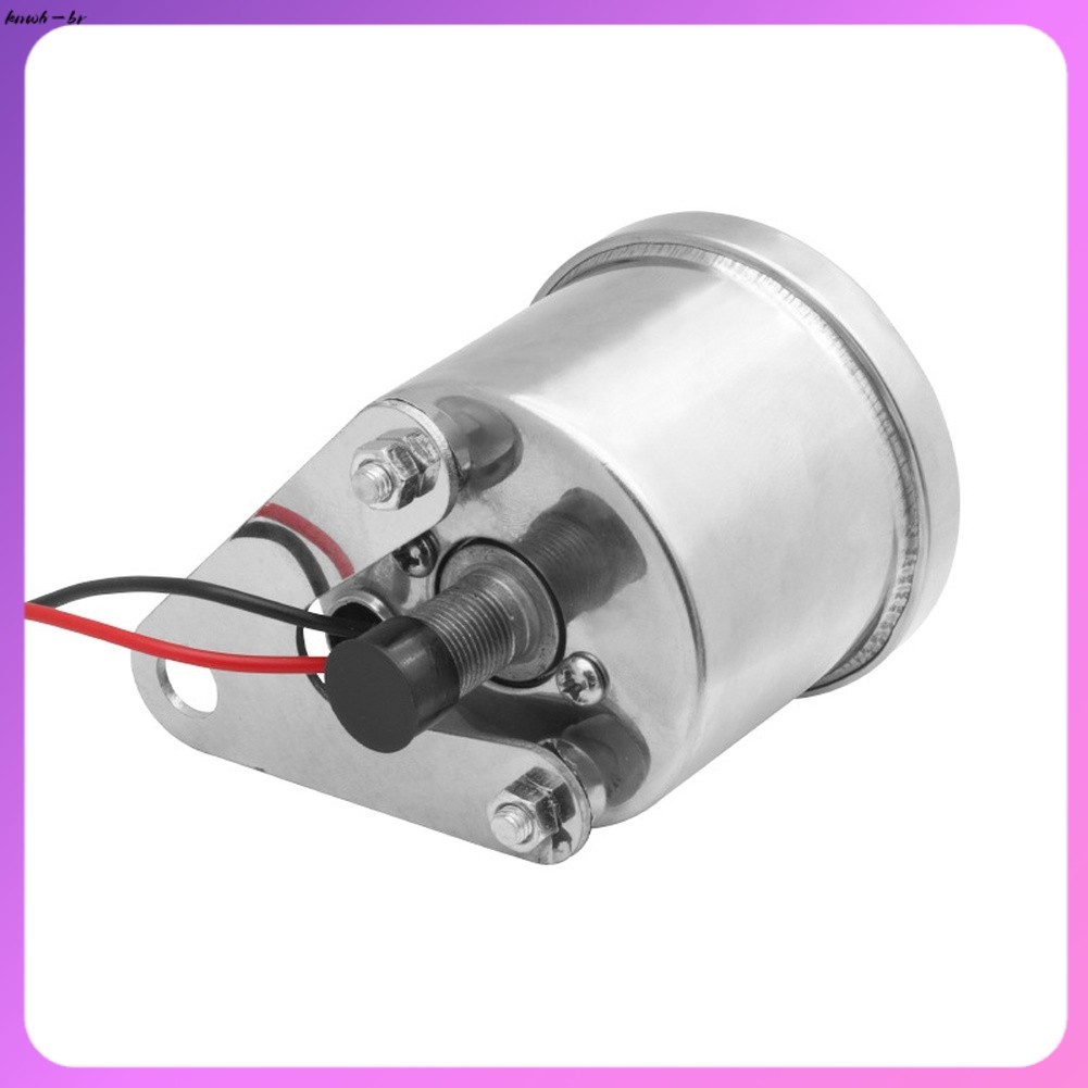 ⭐ oww-br Retro Modificado Motocicleta Velocímetro Odômetro Geral Metal Escudo LED Backlight