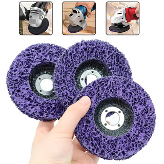 3 peças 4.5 Polegada roda de descascamento carbonizado de silicone, remoção de pintura de remoção de ferrugem de moedor 