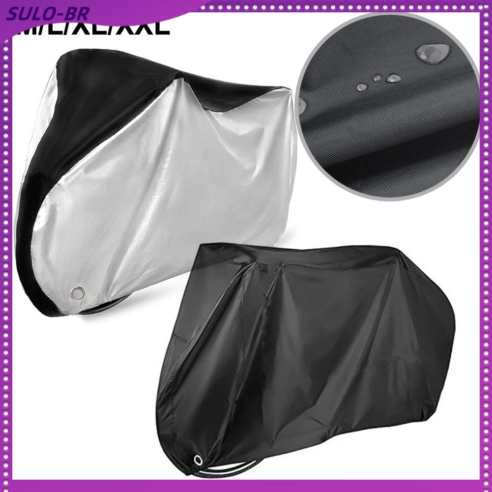 ⭐ Grandes Descontos M-2XL Capa Para Motocicleta À Prova D'água Protetor De Chuva Scooter De Bicicleta [flma-br]