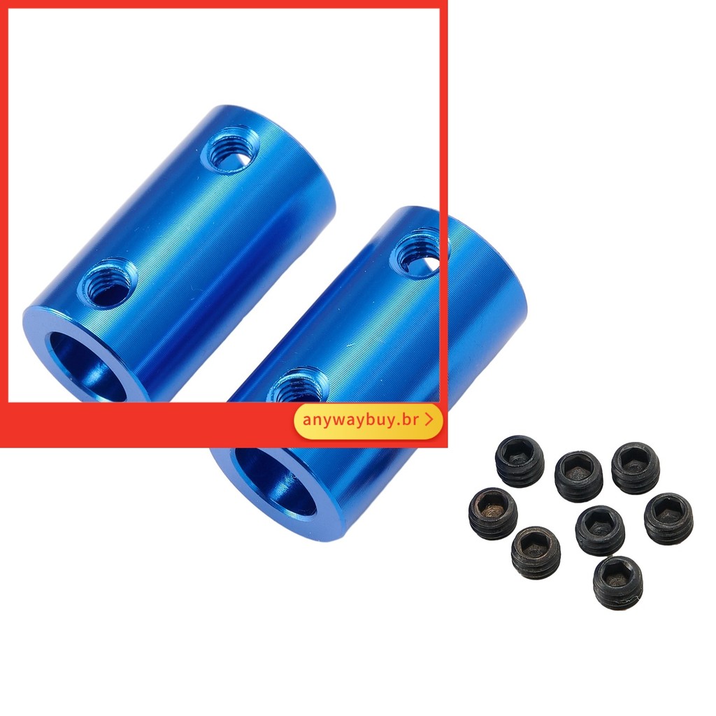 [AYAY] Acoplador De Eixo Flexível De Alumínio , Furo De Acoplamento , Peça De Impressora 3D , Motor De Passo Azul