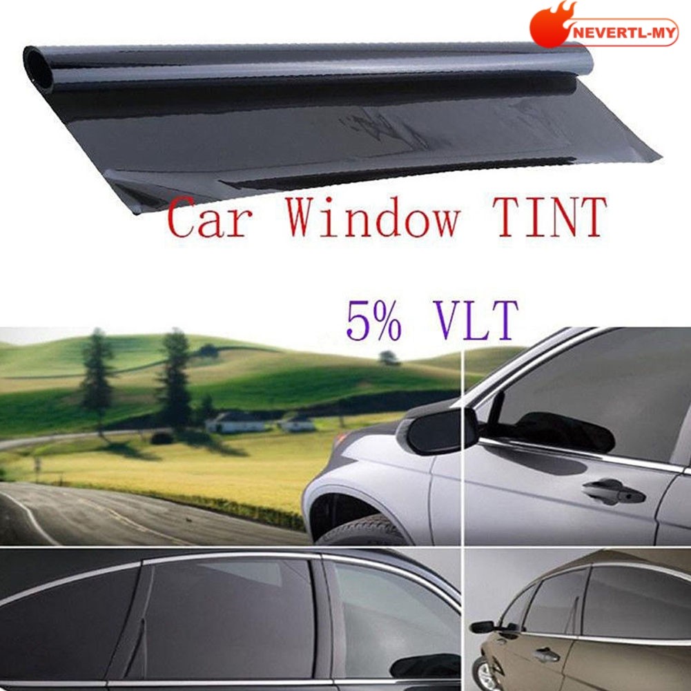 nevertl-513 100x50cm Preto Car Casement TINT 5 % VLT Adesivo Decalque Filme + Raspador/my /