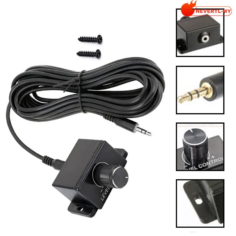 nevertl-513 Controlador De Nível De Áudio Do Carro Botão De Controle Para Cabo Volume Subwoofer/my /