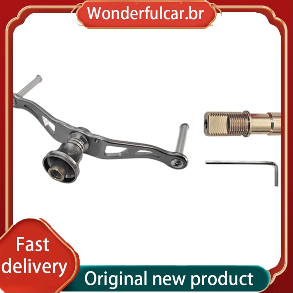 [WDFU] 95mm Para DAIWA Molinete De Pesca Modificado Metal Duplo Balancim Alça