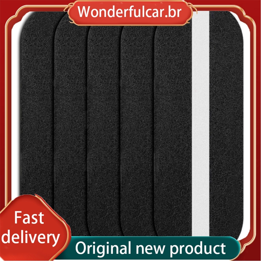 [WDFU] Almofada De Filtro De Ar De Carvão Shell Com Parte Traseira Pegajosa Para Purificador De Ventilador