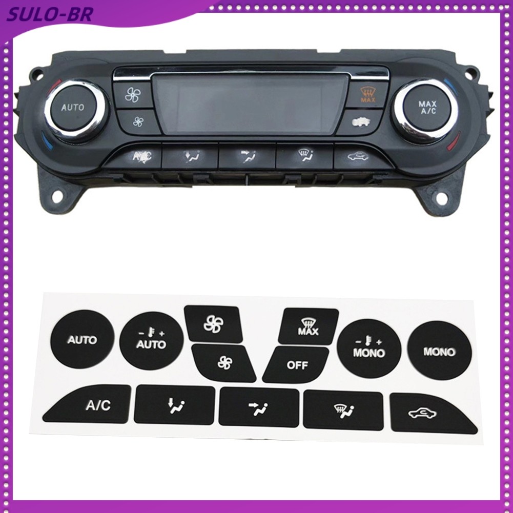 [SUNWER] Adesivos De Reparo De Botão A/C Para Interior De Carro Ford Focus 99-05
