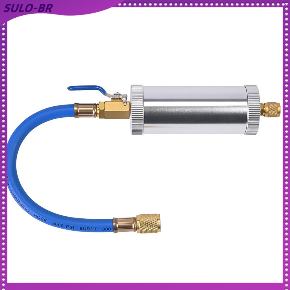 [SUNWER] Ferramenta Injetora De Óleo E Tintura , Para Kit Injetor De Compressor R134A Acoplador Rápido