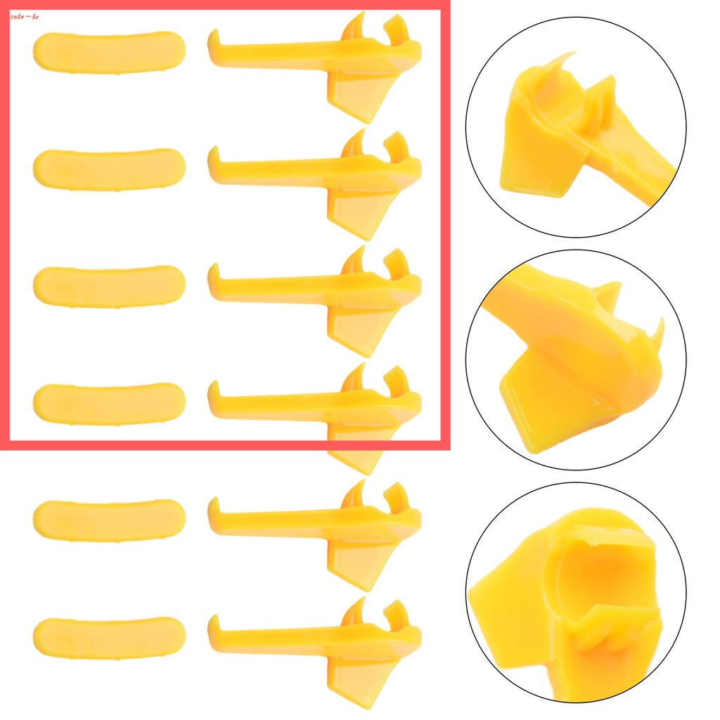 [SUPSA] 12 Peças De Trocador De Pneu Nylon Desmontagem De Montagem Para Protetor De Aro De Cabeça De Pato rt