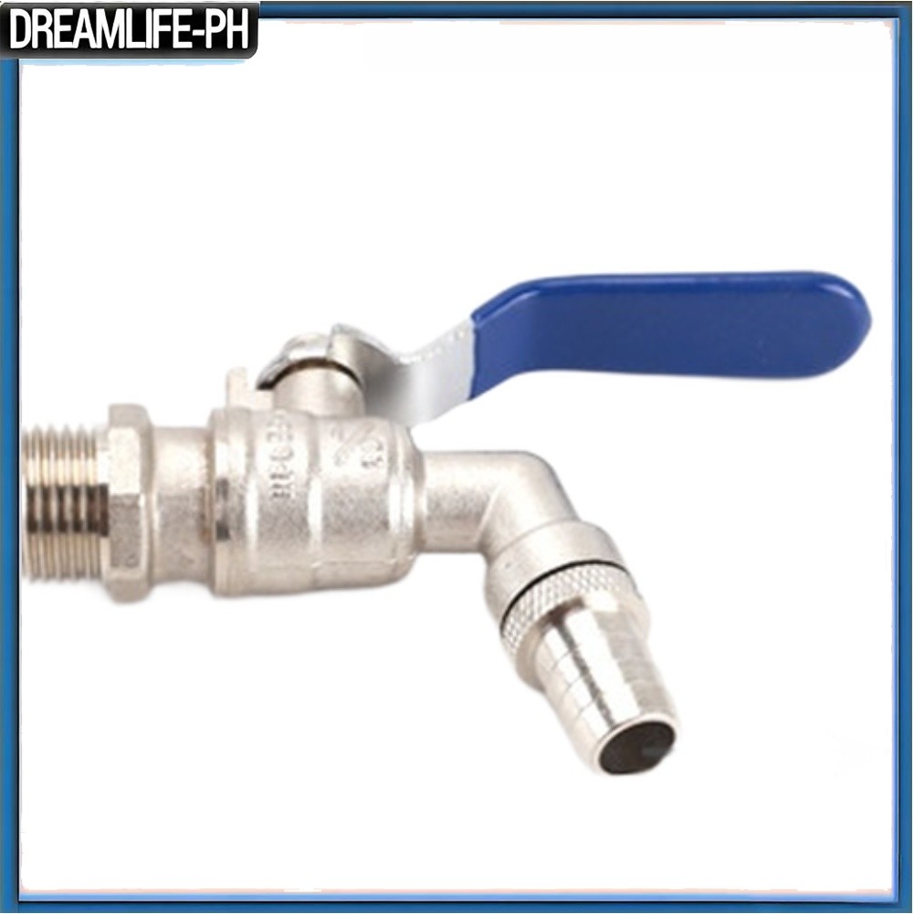 Nobleflying Novo Bocal De Água Quente De Latão De 6 Pontos Válvula De Esfera Cotovelo Torneira Bola Núcleo