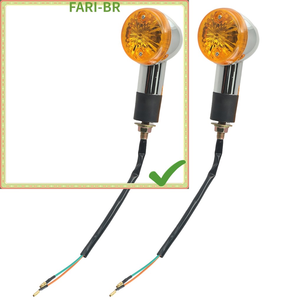 FARI Rápido 2 Peças Para Honda Shadow VT 750 1100 VTX 1300 1800 C Luzes De Sinalização De Mudança De Direção Motocicleta