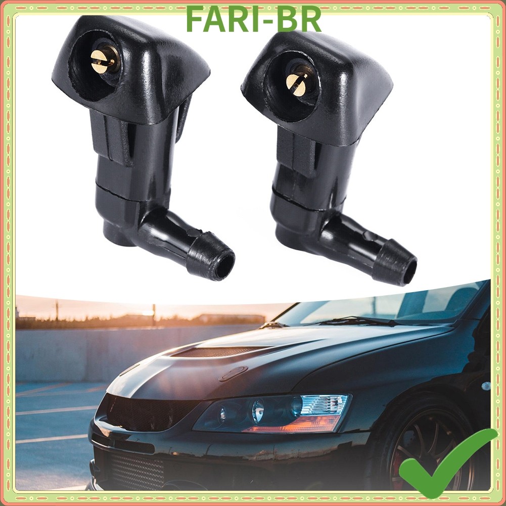 FARI Rápido 2 Unidades De Bico De Jato Para Lavagem De-Brisa De Carro 76810-SDA-A11 Honda Civic 2006-11