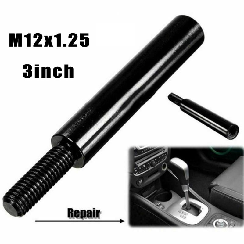 HILD Bem-3 Polegadas Preto X1.25 Extensor De Botão De Mudança De Carro Extensão De Alavanca