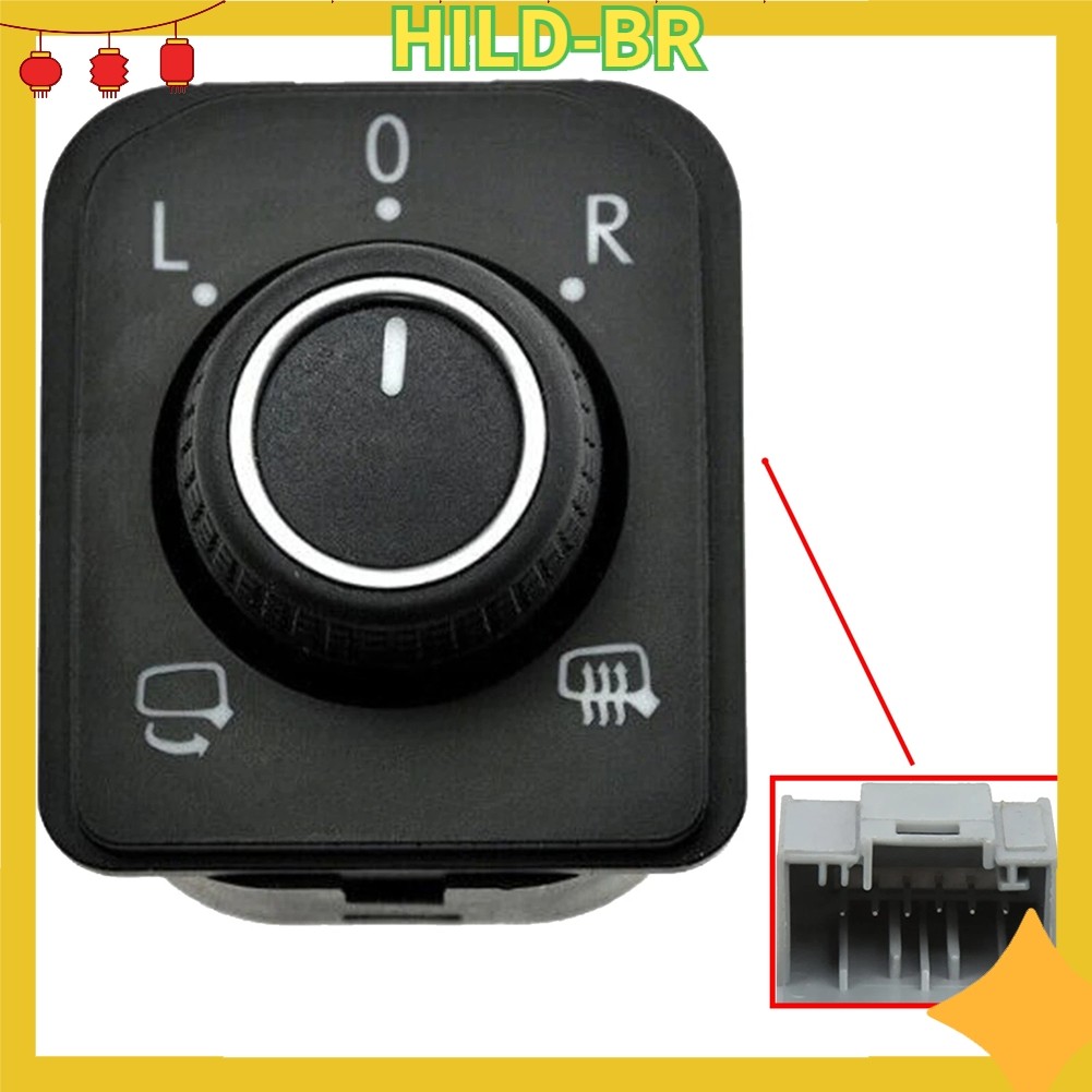 Interruptor De Espelho Retrovisor Dobrável Para Carro , Bem-Estar , Tiguan , Passat 5TD959565 3G0959565C