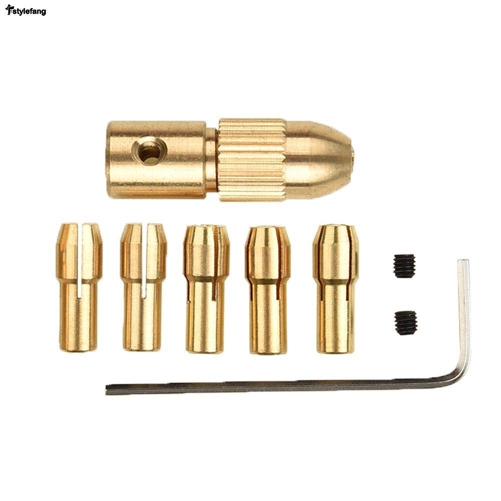 Pinça De Kit De Broca Elétrica De 0.5-3 Mm 8 Unidades Para Mini Conjunto De Mandril De Ferramenta De Perfuração