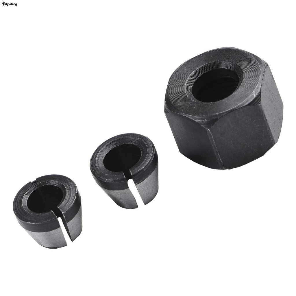 Máquina De Corte E Gravação De Roteador , 3 Unidades/Conjunto , Aparador De Pinça , Mandril , 1/4 " 6mm