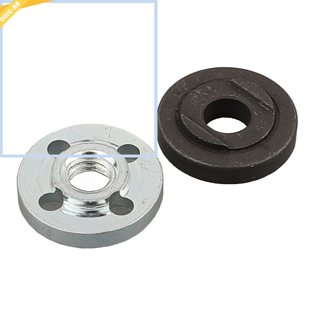 Esmerilhadeira Angular De Rosca M10 , Placa De Pressão De Metal , Conjunto De Ferramentas De Porca De Flange Interna E E