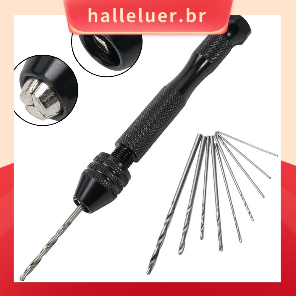 [HALE] 0.3-3.2 Mm Pequena Broca Manual Ferramentas De Perfuração Para Carpintaria Modelos Hobby Faça Você Mesmo